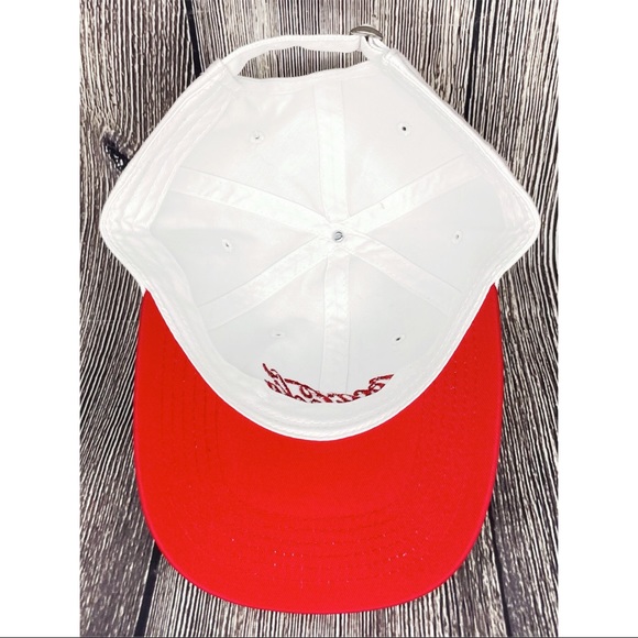 NEW Coca Cola Women’s White Red Baseball Hat Cap Adjustable One Size Collectible - Picture 5 of 5